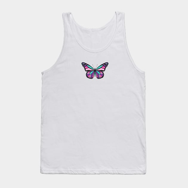 Thyroid Cancer Butterfly Tank Top by yourparadigmdesign